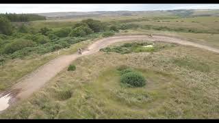 Motorbikes drone footage pennan