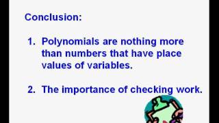 Algebra 2 Course Lesson 2 Polynomial Arithmetic