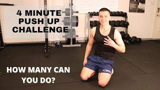 4 Minute Push-up Challenge! [How Many Can You Do?]