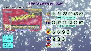 [LIVE] PCSO 9:00 PM DRAW - SEPTEMBER 09, 2024 LOTTO RESULTS