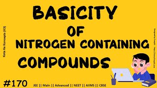 Basicity of Nitrogen Containing Compounds