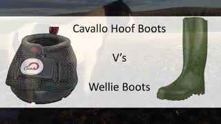 Which handles mud better - Cavallo Boots or a Pair of Wellies?