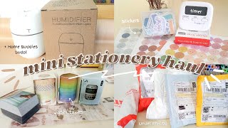 mini stationery haul + home buddies budol finds 📦 | Shopee Philippines