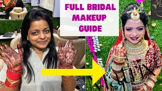 FULL *Bridal Makeup” Tutorial 😍 #makeup #makeuptutorial #makeupartist #bridalmakeup #wedding