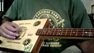 Las Cabrillas 4 String Cigar Box Guitar