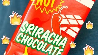 Experimentando chocolate de Sriracha