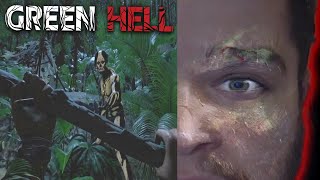 Friend Becomes Insane From Forbidden Meat & Wiped Out Tribal Base - Green Hell Co-op Hardcore Part 3