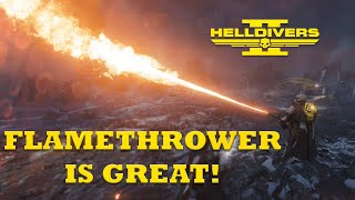 Helldivers 2 Flamethrower Build | Great on any difficulty!