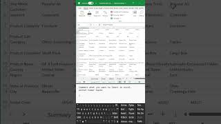 Data I Transpose I Row to Column I Column to Row Alt E S E