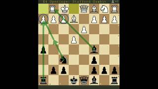 E4 Openings: Stafford Gambit #chess #kingsacrifice #E4OpeningsStaffordGambit #chessshorts #chesstrap