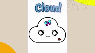 How to Draw Cute ☁️CLOUD☁️ Step By Step, Draw Cute Inspiration for kids#cute #drawing #youtuber #art