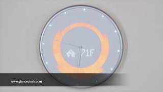 Glance clock, the smart wall clock that tells you more than just the time!