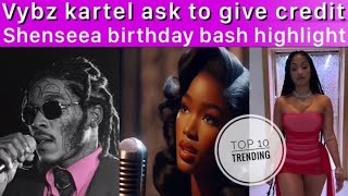 Shenseea birthday bash | Vybz kartel AI song tricking 90% of jamaicans online | REACTION