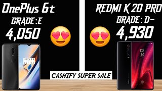 OnePlus 6T And Redmi K20 Pro best condition phone receive Cashify super sale #unboxingarmy #cashify