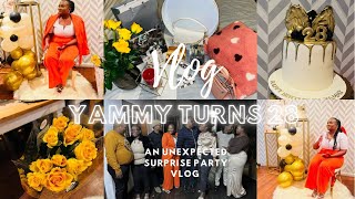 VLOG: Husband surprises me| Unexpected Surprise Birthday Dinner|GRWM + Nails for my #surprise Party