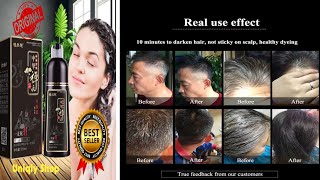 Shampoo pewarna rambut uban dengan bahan alami, aman digunakan