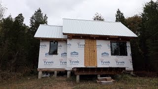 Building an Off Grid Cabin in the Woods