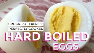 How to get perfectly Cooked Hard Boiled Eggs in the Crock-Pot Express Multi-Cooker