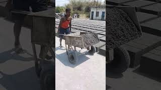 Concrete Block Machine Trolley #trolley