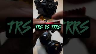 Learn in 60 seconds TRS vs TRRS cable for Videography #shorts #cameragear #videography