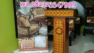 Jual podium jati, gambar podium jati, jual mimbar, jual mimbar jati, mimbar murah, podium murah,