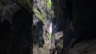 WALKING INTO WONDER! Partnachklamm caves vlog | Nature's magic. #cave #waterfall #partnachklamm #yt