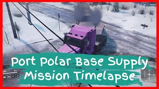 SnowRunner Port Polar Base Supply Mission Timelapse