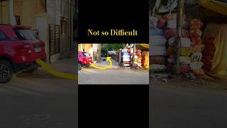 90 Degree Reverse parking Trick I Easy reference point I #shorts #reverseparking