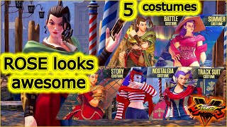 This costume is sick! Rose Street Fighter 5 official gameplay trailer reveal reaction