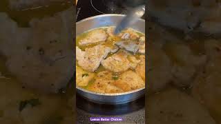 Easy Chicken Lemon Butter #easyrecipe #easychickenrecipe #lemonbuttersauce #chicken #shortvideo