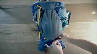 NH15C001 B  Riding Backpack With Helmet Slip Over