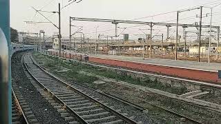 ENTERING AHMEDABAD RAILWAY STATION (INDIAN RAILWAYS)