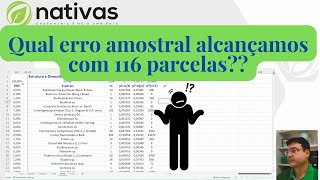 Processando um Inventário Florestal com 116 Unidades Amostrais.