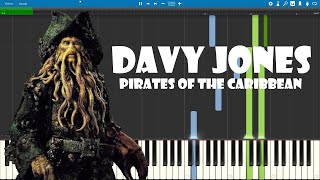 Davy Jones (From Pirates of the Caribbean) Piano Tutorial (Synthesia)