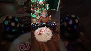 DJ Ayden #dj #cute #toddler #christmas