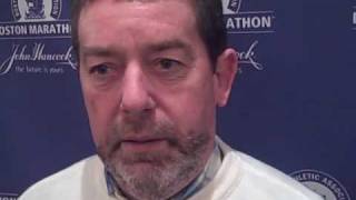 2009 Boston Marathon - Neil Cusack interview on Sunday's 5K