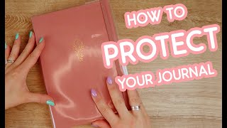 How to Protect a Journal with our Clear Covers | Archer & Olive