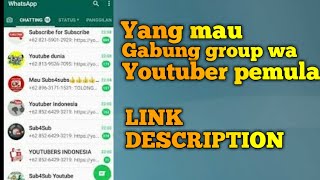 Tempat saling subscribe aman dan cara gabung group wa youtuber pemula