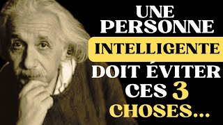 ALBERT EINSTEIN: une personne intelligente évite ces 3choses /Citations inspirantes#citations