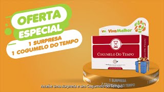 Cogumelo do Tempo e presente surpresa na compra de 2 suplementos