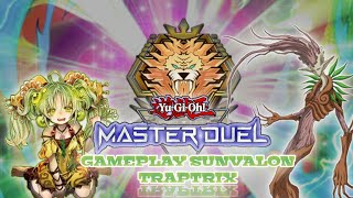 GAMEPLAY SUNVALON TRAPTRIX YUGIOH MASTER DUEL 2023