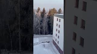 First full snow at Hyvinkää Finland