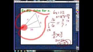 Triangle Angle Bisector Theorem