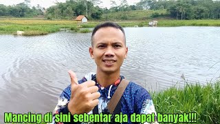 Mancing di sini sebentar aja dapat banyak!!!