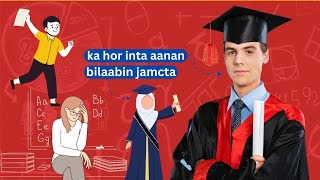 shan qodob aan jeclaan lahaa in aan ogaado ka hor inta aanan bilaabin jamcta ?👨‍🎓👩‍🎓