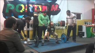 Amazing  young boy deadlifts 70 kg (154lb)!! (Only 8 years old)