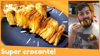 BATATA FRITA de espetinho perfeita na Airfryer | Receitas na airfryer