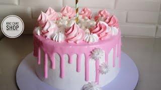 How to Use Boiled Icing as Drips tutorial / Easy Pink Drips without using white chocolate