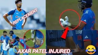 AXAR PATEL RULED OUT FROM ASIA CUP|| WASHINGTON SUNDAR REPLACEMENT OF AXAR PATEL|| ASIA CUP FINAL