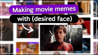 Become a Movie Star with AI - Online platform for creating memes